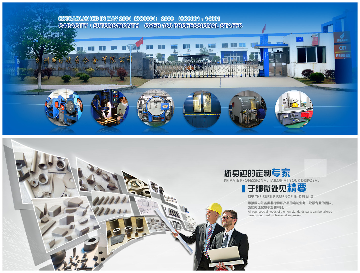ประเทศจีน Zhuzhou Mingri Cemented Carbide Co., Ltd.