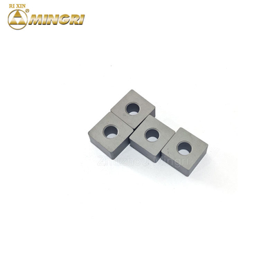 อายุการใช้งานยาว วังสตามิน คาร์ไบด์ Chain Saw Insert สําหรับการตัดมาร์บอร์ 12.7 * 12.7 * 6.5 มม ความทนทานสูง