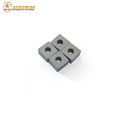 อายุการใช้งานยาว วังสตามิน คาร์ไบด์ Chain Saw Insert สําหรับการตัดมาร์บอร์ 12.7 * 12.7 * 6.5 มม ความทนทานสูง