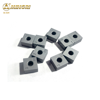12.7x12.7x6.5 วอลฟ์สเทนคาร์ไบด์ใส่ HRA 85-90.5 จัดการบนโซ่โซ่สําหรับเครื่องตัดหิน