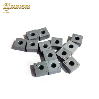 12.7x12.7x6.5 ตาราง Widia ทิป Tungsten Carbide Chain Saw ส่วนใส่สําหรับการตัดหิน