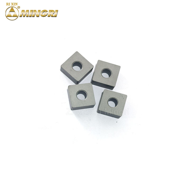 อายุการใช้งานยาว วังสตามิน คาร์ไบด์ Chain Saw Insert สําหรับการตัดมาร์บอร์ 12.7 * 12.7 * 6.5 มม ความทนทานสูง