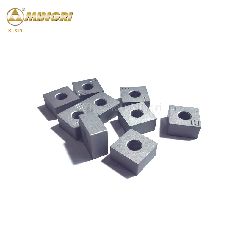 12.7x12.7x6.5 ตาราง Widia ทิป Tungsten Carbide Chain Saw ส่วนใส่สําหรับการตัดหิน